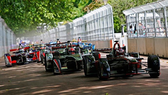 File photo / A Formula E race in progress