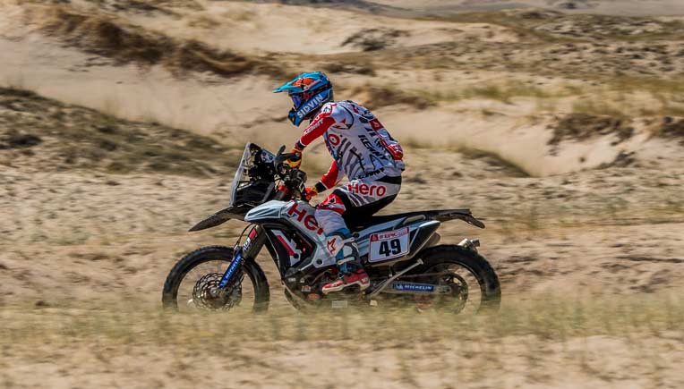 CS Santosh during stage 11