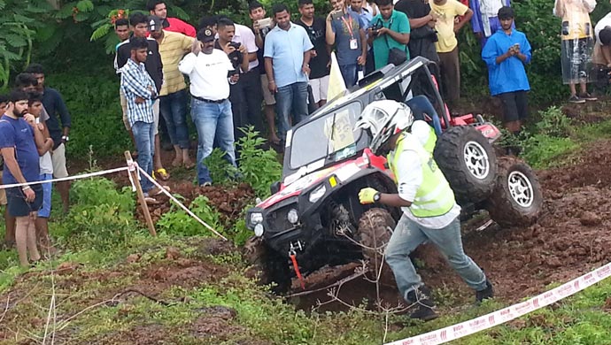 A Polaris ATV in action
