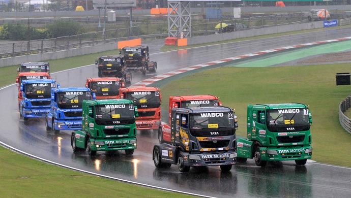 Season II T1 Prima Truck Racing Championship in progress