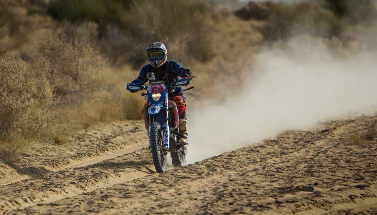 TVS Racing Team in action