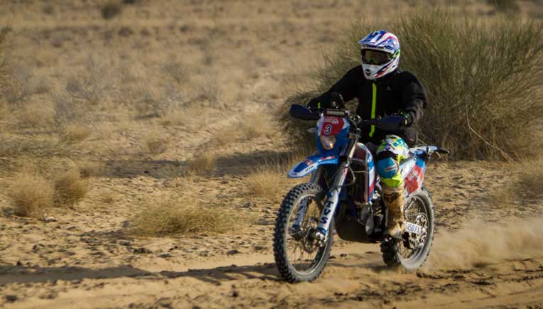 TVS Racing Team in action