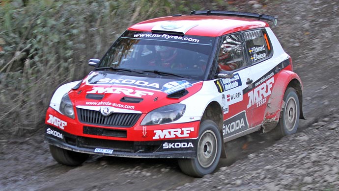 The winning car