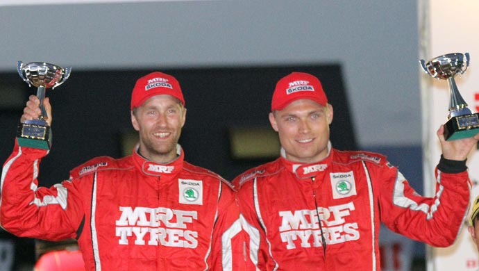 Team MRF race winners