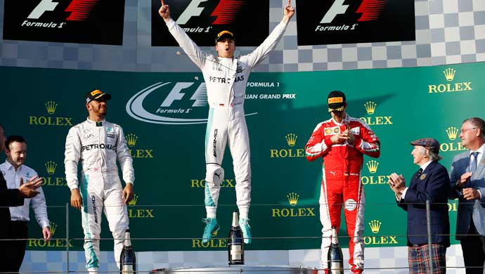 The winners of the Australian GP