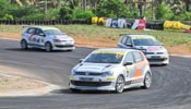 Bonnie Thomas wins Race 2 of VW Polo R Cup 2014.