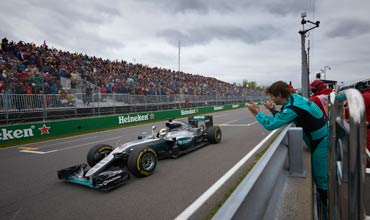 Hamilton wins 5th time in Canadian GP; Dedicates win to Muhammad Ali