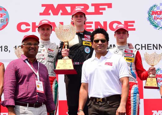 Harrison Newey is crowned MRF Challenge 2016 Champion 
