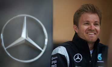 High five for Mercedes’ Nico Rosberg in Bahrain F1 race 