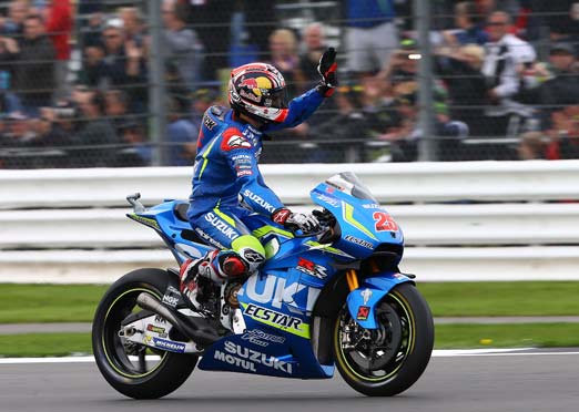 Maiden win for Maverick Vinales of Team Suzuki Ecstar at British MotoGP