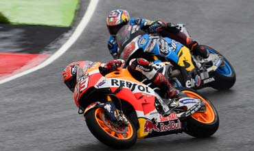 Marc Marquez wins rain soaked MotoGP in Germany