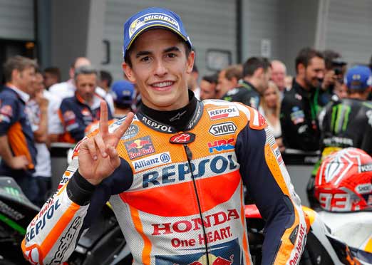 Marquez of Honda returns to win German GP 