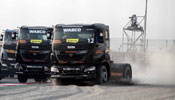 Stuart Oliver wins a pulsating truck race at Buddh