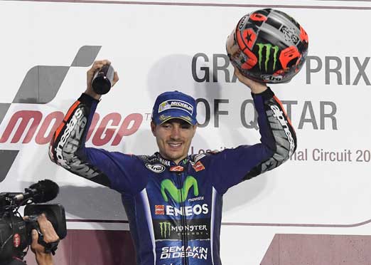Yamaha’s Vinales wins opening round of MotoGP